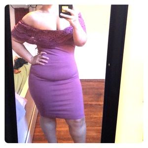 Off The Shoulder Soft Burgundy